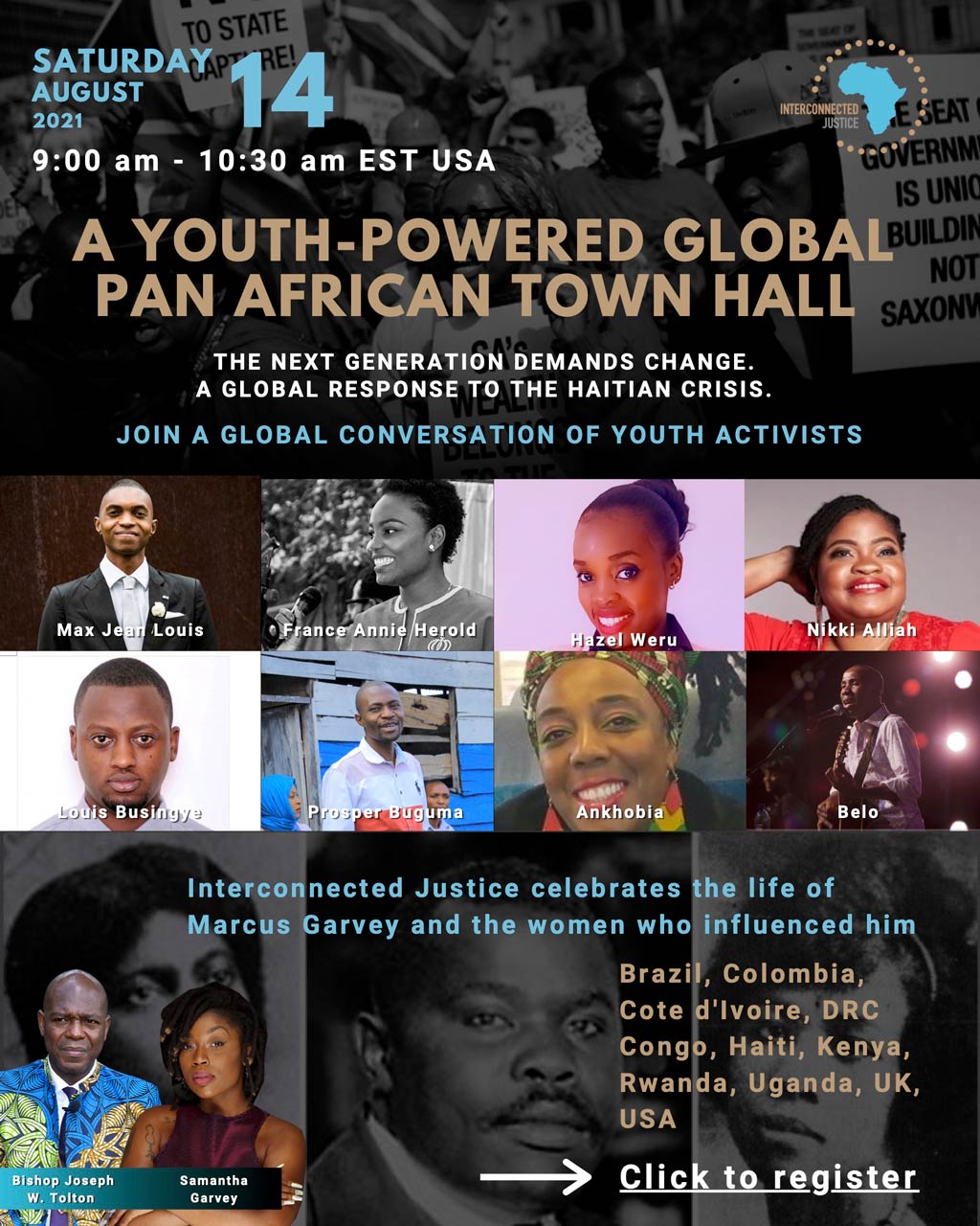 Youth Powered Town Hall - ICJustice Youth Core (ICJustice) Interconnected Justice